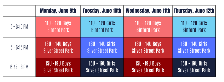 Tryout Times 2025 Tryout Times 2025